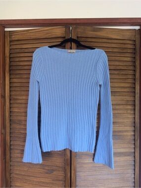 J Crew light blue sweater